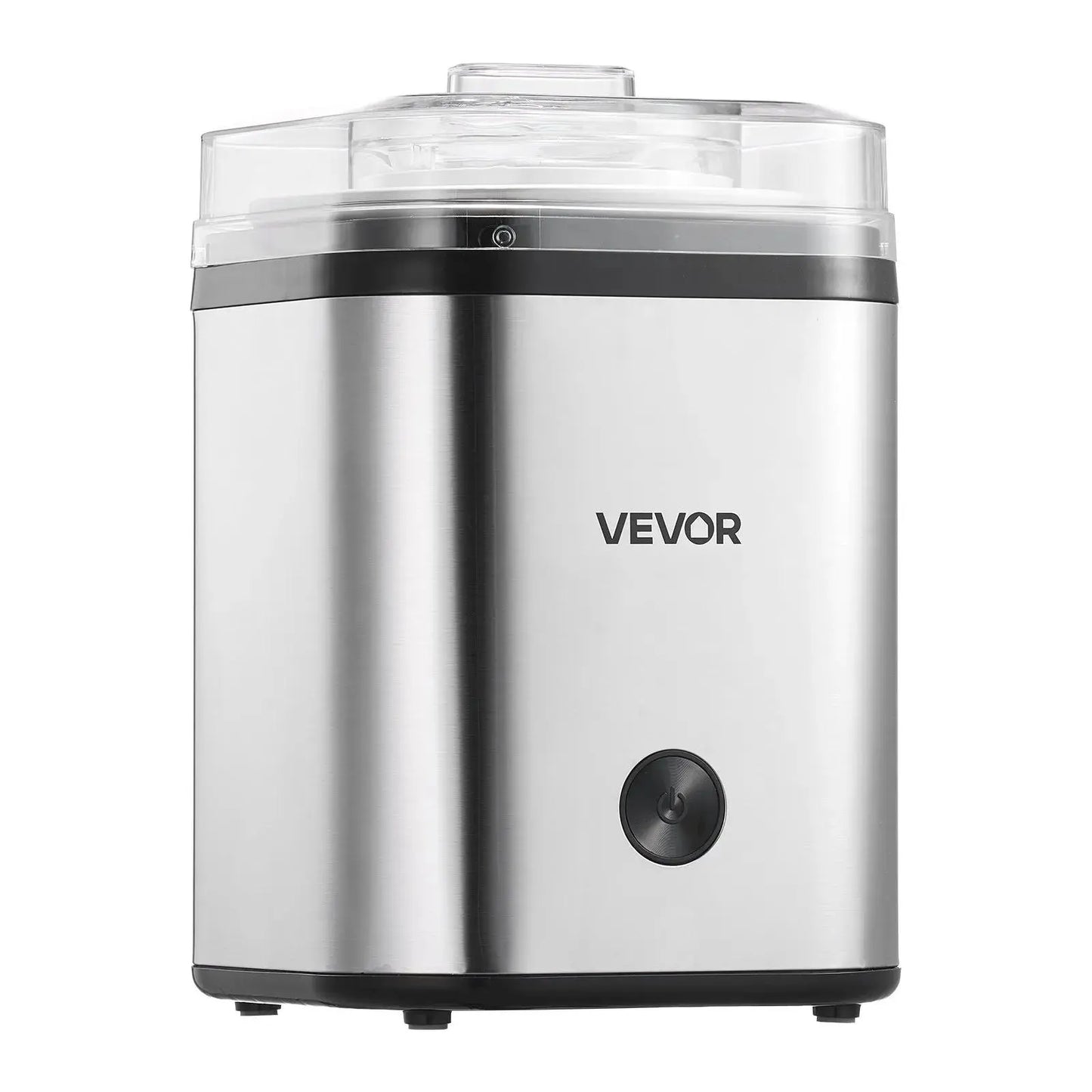 【Summerfinds】Vevor Ice Cream Maker, 2.11 Qt. Large Capacity, Electric Automatic Ice-Cream Machine, with Easy Operation & Cleaning, Stainless Steel Shell, for Homemade Frozen Yogurt, Fruit Sorbet, Gelato, Silver